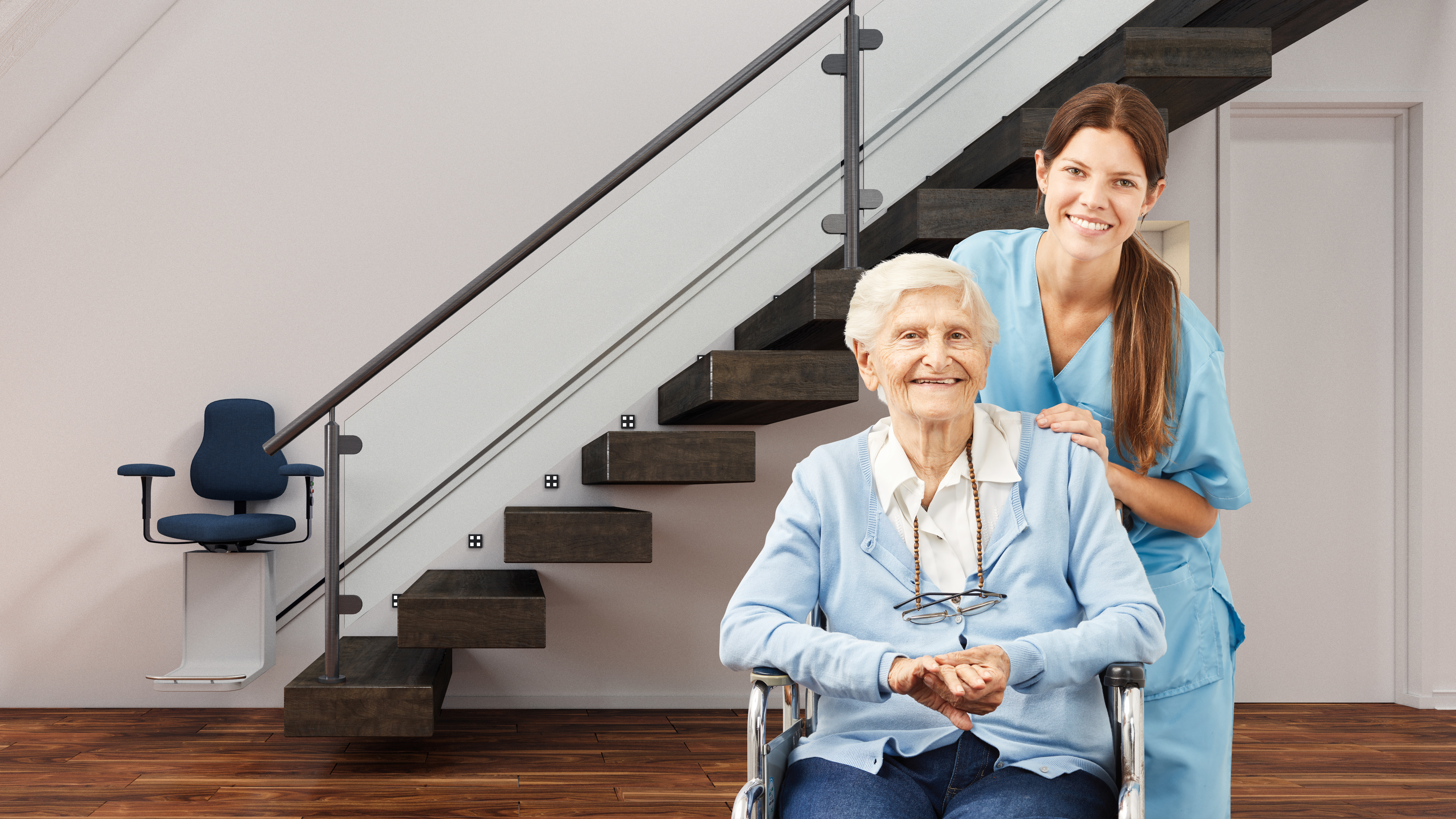 Aider la personne âgée à surmonter ces limitations de déplacement liées à l'âge ou à la maladie, par des aménagements et des aides à la mobilité, fait partie à part entière, d'une stratégie conservatrice des capacités de fonctionnement au quotidien. 